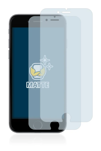 Image of the device Apple iPhone 6 Plus with a wide variety of screen protectors.