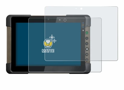 Image of the device Getac T800 with a wide variety of screen protectors.