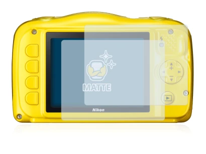 Image of the device Nikon Coolpix S33 with a wide variety of screen protectors.