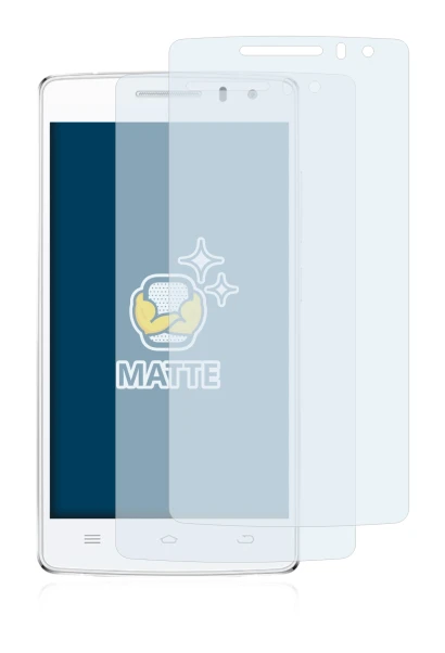 Image of the device THL 2015 with a wide variety of screen protectors.