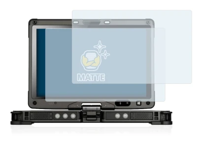 Image of the device Getac V110 with a wide variety of screen protectors.