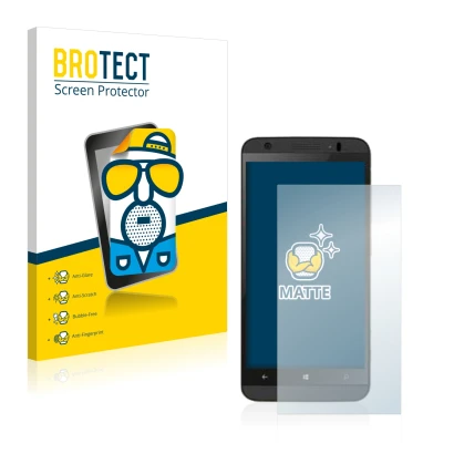 Front side of a product packaging with the brand logo BROTECT. Next to it is the device Kazam Thunder 450WL shown with the cor