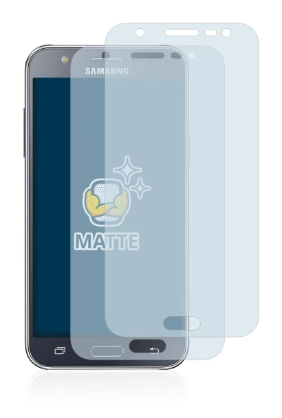 Image of the device Samsung Galaxy J5 2015 with a wide variety of screen protectors.