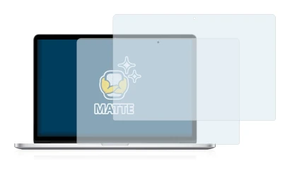 Image of the device Apple MacBook Pro Retina 15" 2015 with a wide variety of screen protectors.