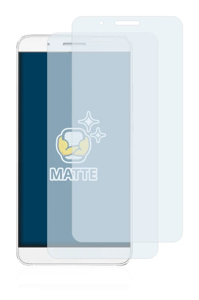 Image of the device Honor 7i with a wide variety of screen protectors.