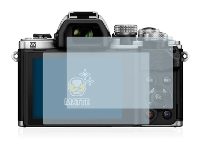 Image of the device Olympus OM-D E-M10 Mark II with a wide variety of screen protectors.