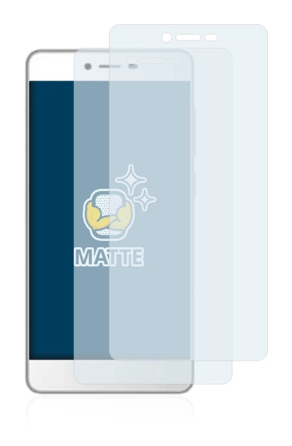 Image of the device Gionee F103 with a wide variety of screen protectors.