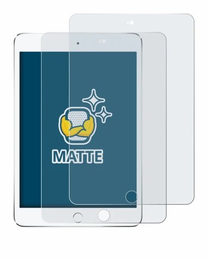 Image of the device Apple iPad Mini 4 2015 with a wide variety of screen protectors.