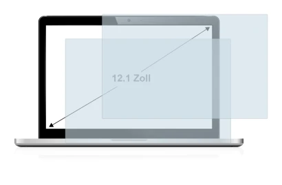 Image of the device with a wide variety of screen protectors.