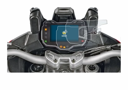 Image of the device Ducati Multistrada 1200 2015+ Speedometer display with a wide variety of screen protectors.
