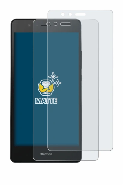 Image of the device Huawei P9 with a wide variety of screen protectors.