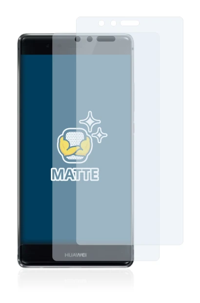 Image of the device Huawei P9 Plus with a wide variety of screen protectors.