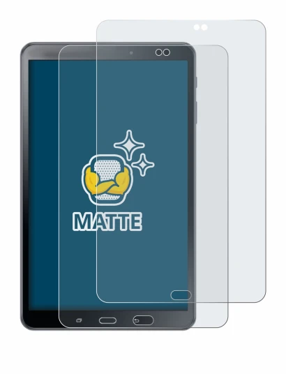 Image of the device Samsung Galaxy Tab A 10.1 2016 SM-T585 with a wide variety of screen protectors.