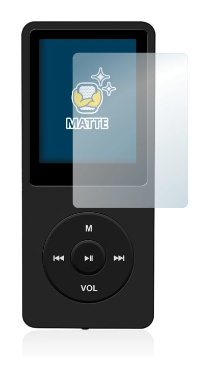 Image of the device AGPtek 8GB MP3-Player with a wide variety of screen protectors.
