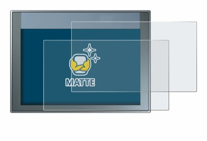 Image of the device Siemens Simatic HMI KTP 700 Basic with a wide variety of screen protectors.