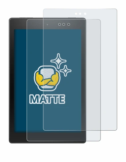 Image of the device Amazon Fire HD 8 2017 with a wide variety of screen protectors.