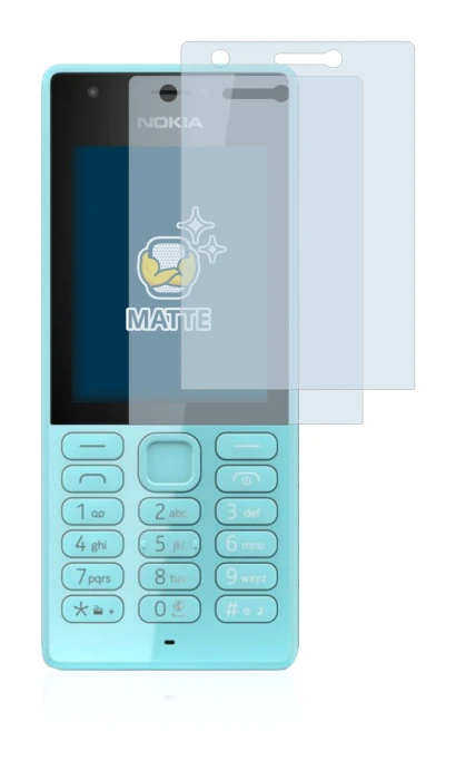 Image of the device Nokia 216 with a wide variety of screen protectors.