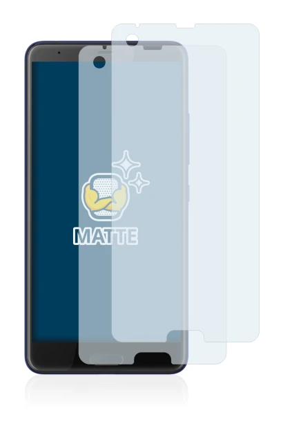 Image of the device HTC U Ultra with a wide variety of screen protectors.