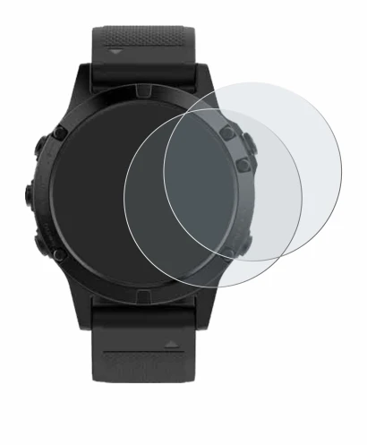 Image of the device Garmin Fenix 5 (47 mm) with a wide variety of screen protectors.