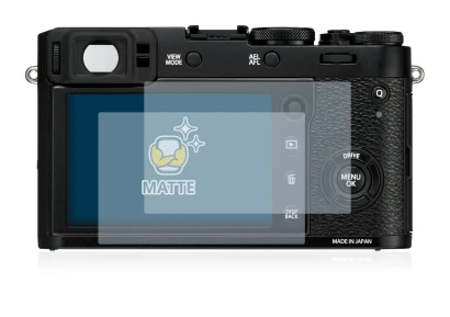 Image of the device Fujifilm X100F with a wide variety of screen protectors.
