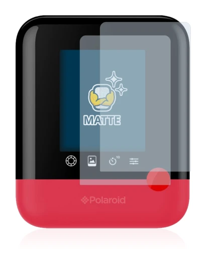 Image of the device Polaroid Pop with a wide variety of screen protectors.