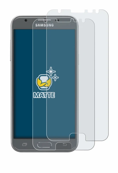 Image of the device Samsung Galaxy J3 2017 with a wide variety of screen protectors.