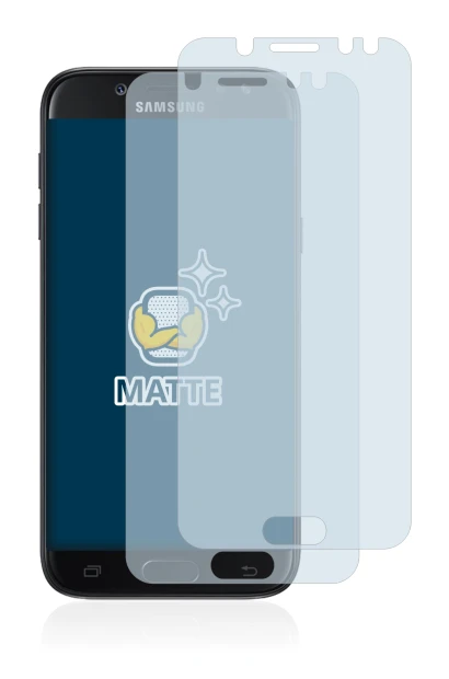 Image of the device Samsung Galaxy J5 2017 with a wide variety of screen protectors.