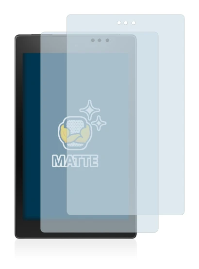 Image of the device Amazon Fire HD 8 2018 (8th Gen.) with a wide variety of screen protectors.