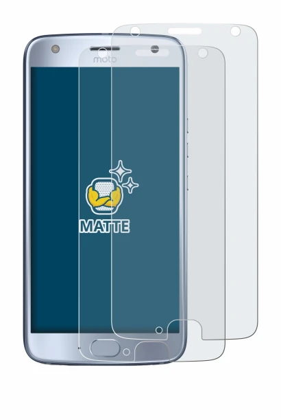 Image of the device Motorola Moto X4 with a wide variety of screen protectors.