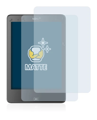 Image of the device Tolino Epos with a wide variety of screen protectors.
