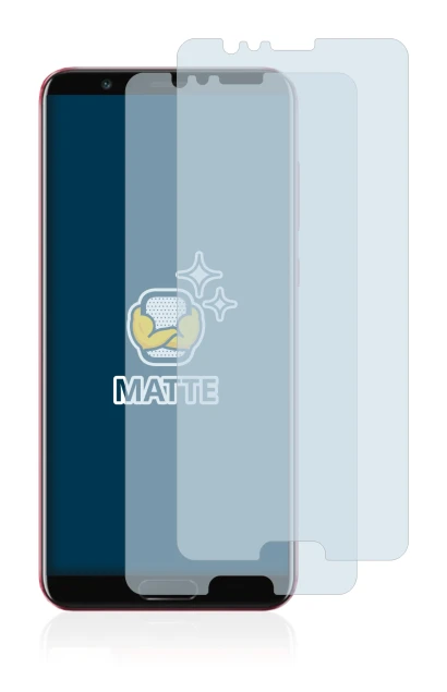 Image of the device Honor View 10 with a wide variety of screen protectors.