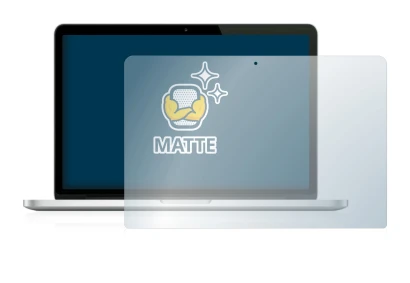 Image of the device Apple MacBook Pro Retina 13" (Early 2013) with a wide variety of screen protectors.