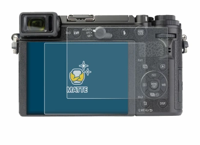 Image of the device Panasonic Lumix DC-GX9 with a wide variety of screen protectors.