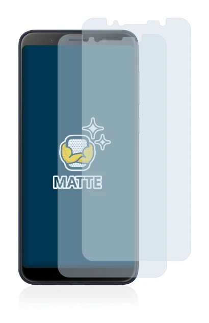 Image of the device ASUS ZenFone Max Pro (M1) with a wide variety of screen protectors.