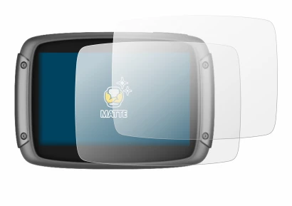 Image of the device TomTom Rider 550 with a wide variety of screen protectors.