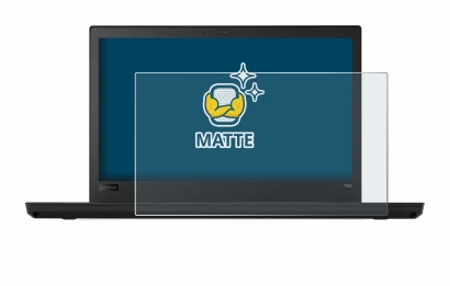 Image of the device Lenovo ThinkPad T480 with a wide variety of screen protectors.