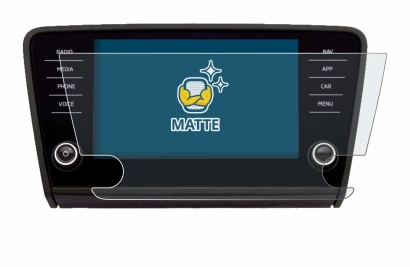 Image of the device Skoda Amundsen Superb 2018 Infotainment System 8" with a wide variety of screen protectors.