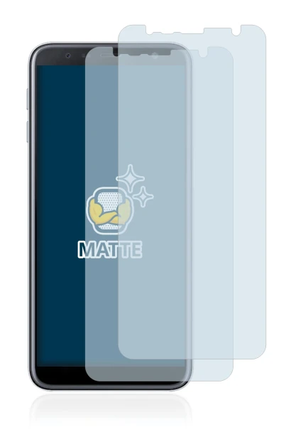 Image of the device Samsung Galaxy J6 Plus with a wide variety of screen protectors.