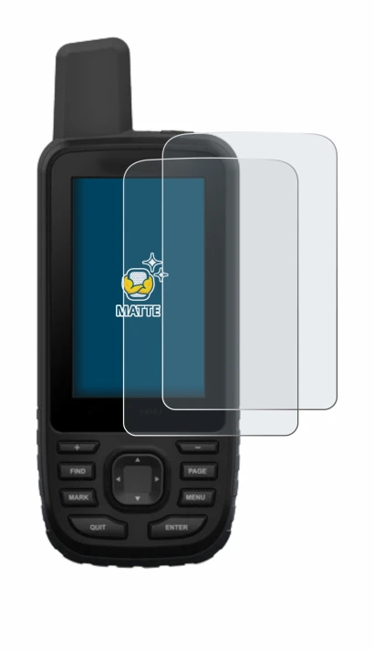 Image of the device Garmin GPSMAP 66st with a wide variety of screen protectors.