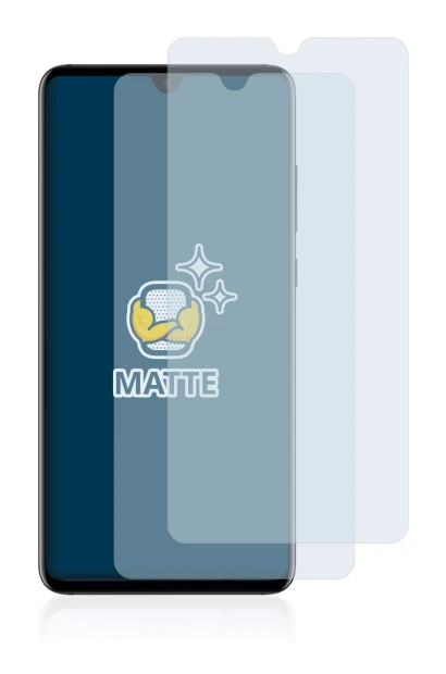Image of the device Huawei Mate 20 with a wide variety of screen protectors.