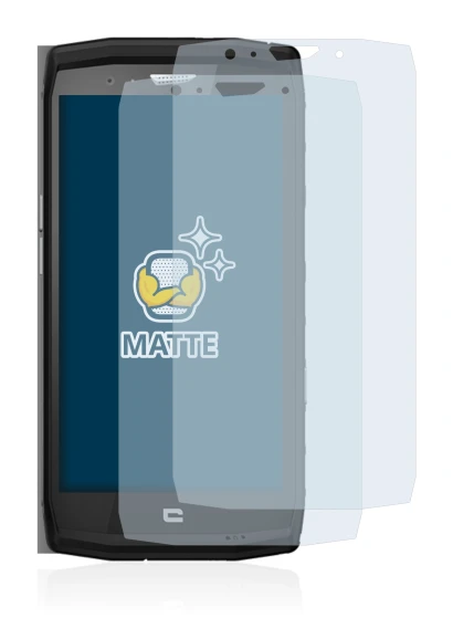 Image of the device Crosscall Trekker X4 with a wide variety of screen protectors.