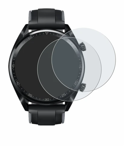 Image of the device Huawei Watch GT (46 mm) 2018 with a wide variety of screen protectors.