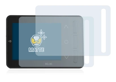 Image of the device ISDT BG-8S with a wide variety of screen protectors.