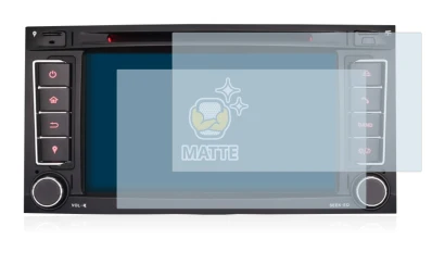 Image of the device Erisin ES 7856T 7" with a wide variety of screen protectors.