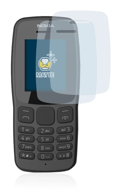 Image of the device Nokia 106 2018 with a wide variety of screen protectors.