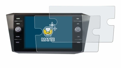 Image of the device Volkswagen Tiguan Discover Media 8" 2017-2019 with a wide variety of screen protectors.