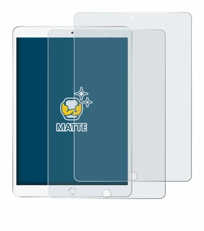 Image of the device Apple iPad Air 2019 (3th Gen.) with a wide variety of screen protectors.