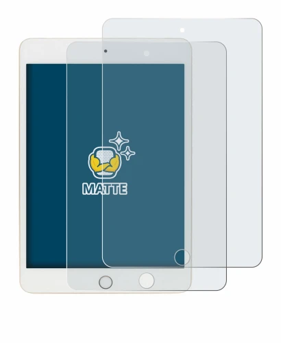 Image of the device Apple iPad Mini 5 2019 (5th. Gen.) with a wide variety of screen protectors.