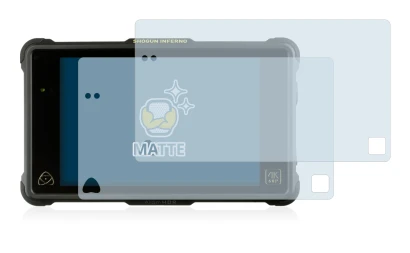 Image of the device Atomos Shogun Inferno with a wide variety of screen protectors.