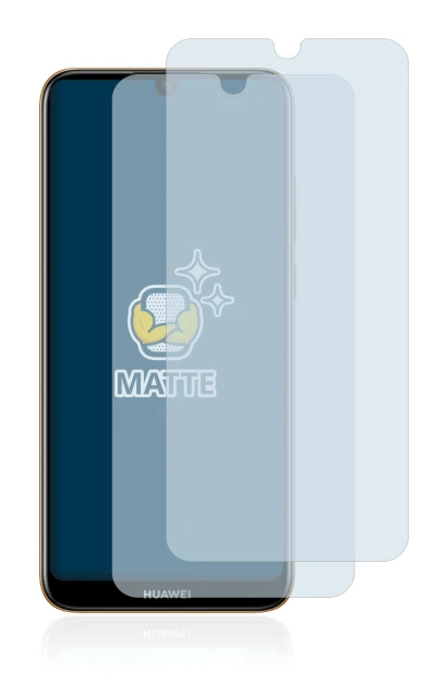 Image of the device Huawei Y6 2019 with a wide variety of screen protectors.
